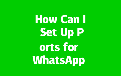 How Can I Set Up Ports for WhatsApp Properly in 2025? 2 04c1e1c2c751c98b4a96898ed6e9e169