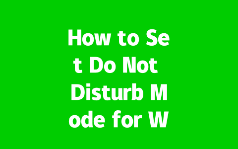 How to Set Do Not Disturb Mode for WhatsApp Web at Night 2025? 2 16a3443fa24b9ad23c9af021f1c84bb7