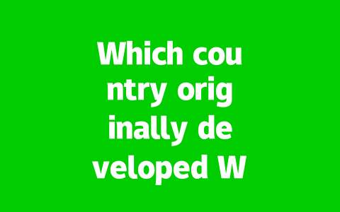 Which country originally developed WhatsApp?