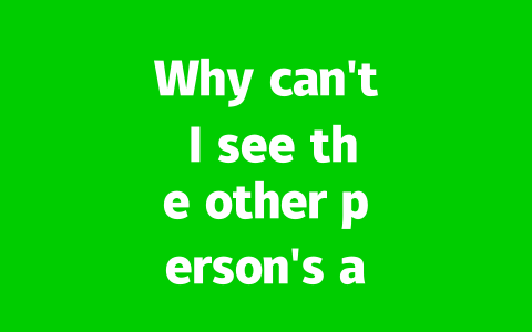 Why can't I see the other person's avatar on WhatsApp? 2 dfb5d86877f790489b5fc305553a8078